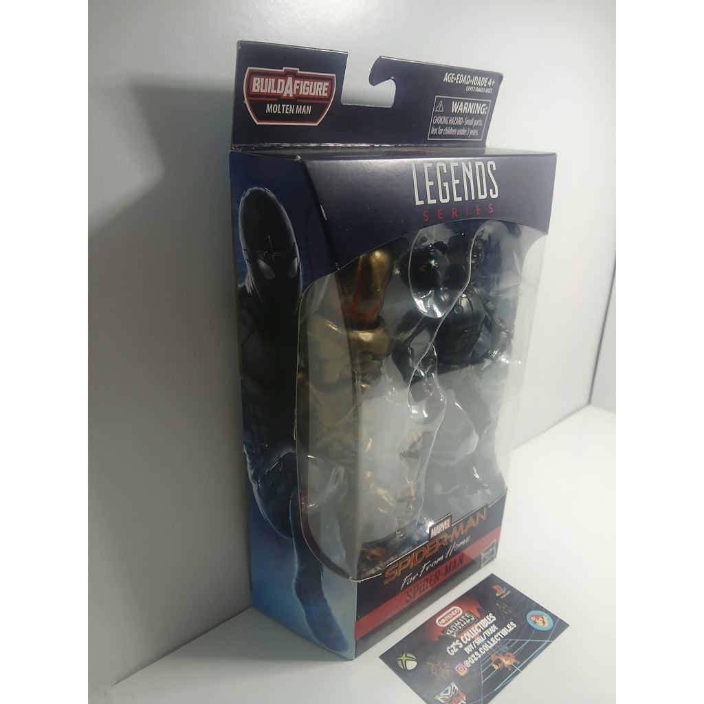 SPIDER MAN STEALTH SUIT MARVEL LEGENDS (BAF) NIB CIB (OPEN)