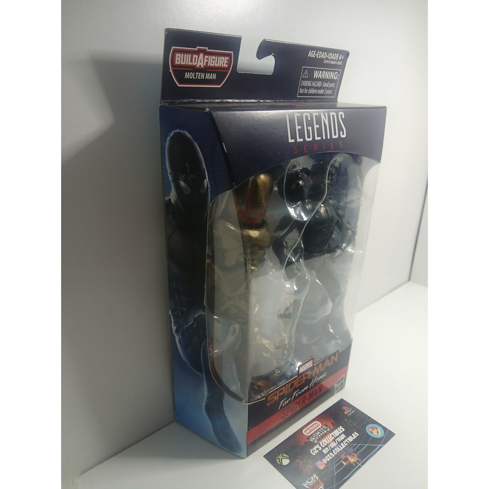 SPIDER MAN STEALTH SUIT MARVEL LEGENDS (BAF) NIB CIB (OPEN)