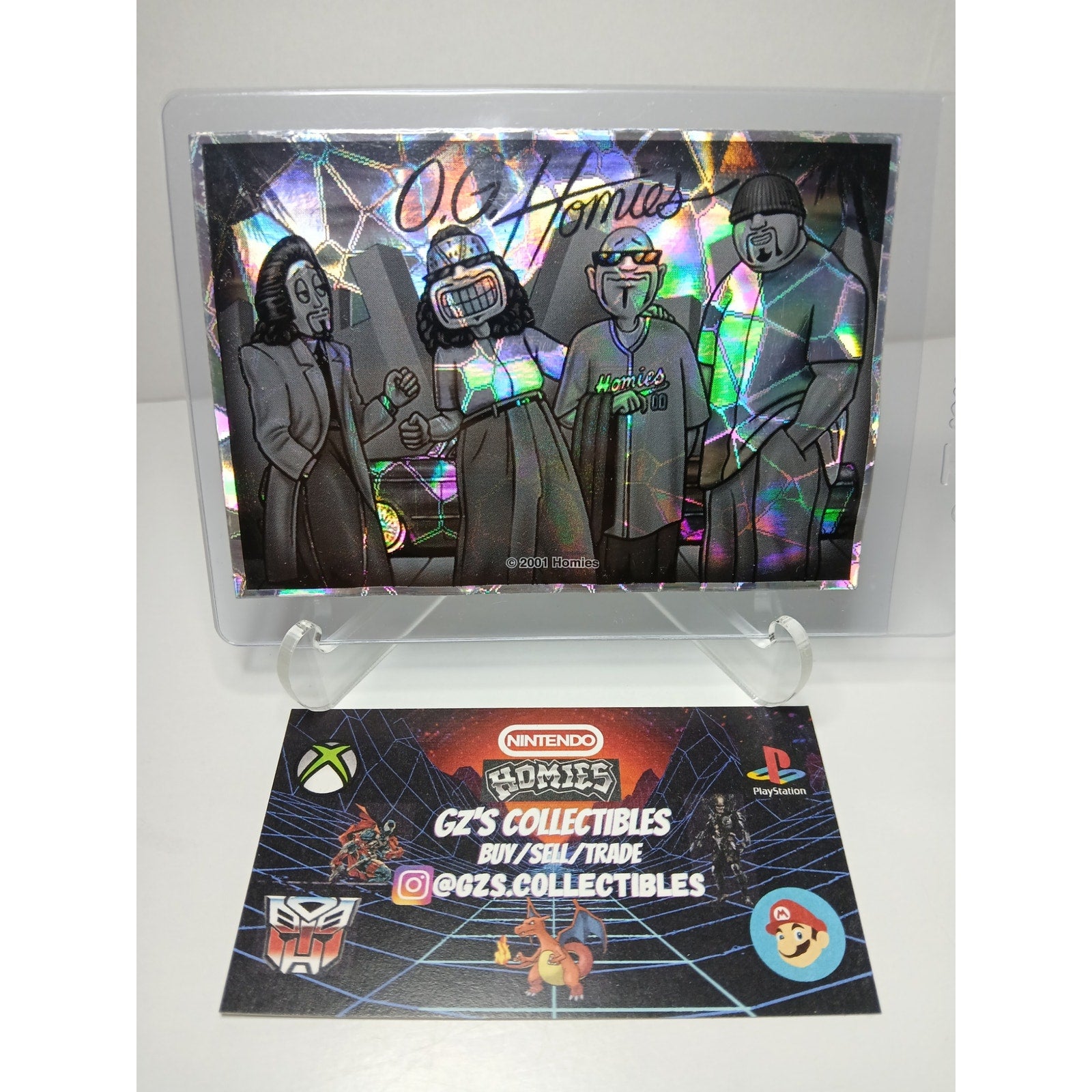 OG HOMIES VINTAGE 2001 SERIES 2 HOMIES GONZALES GRAPHICS HOLOGRAPHIC STICKER