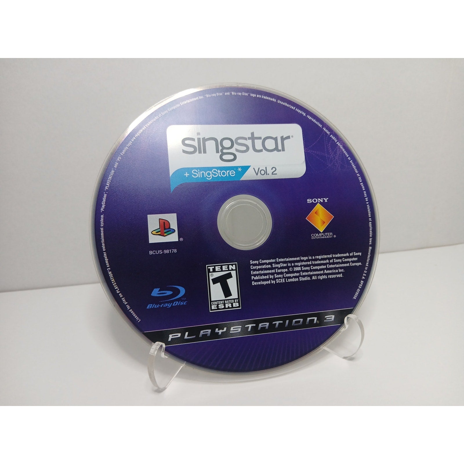 SING STAR PLUS SING STORE VOL 2 DISC SONY PS3 GAME TESTED WORKING