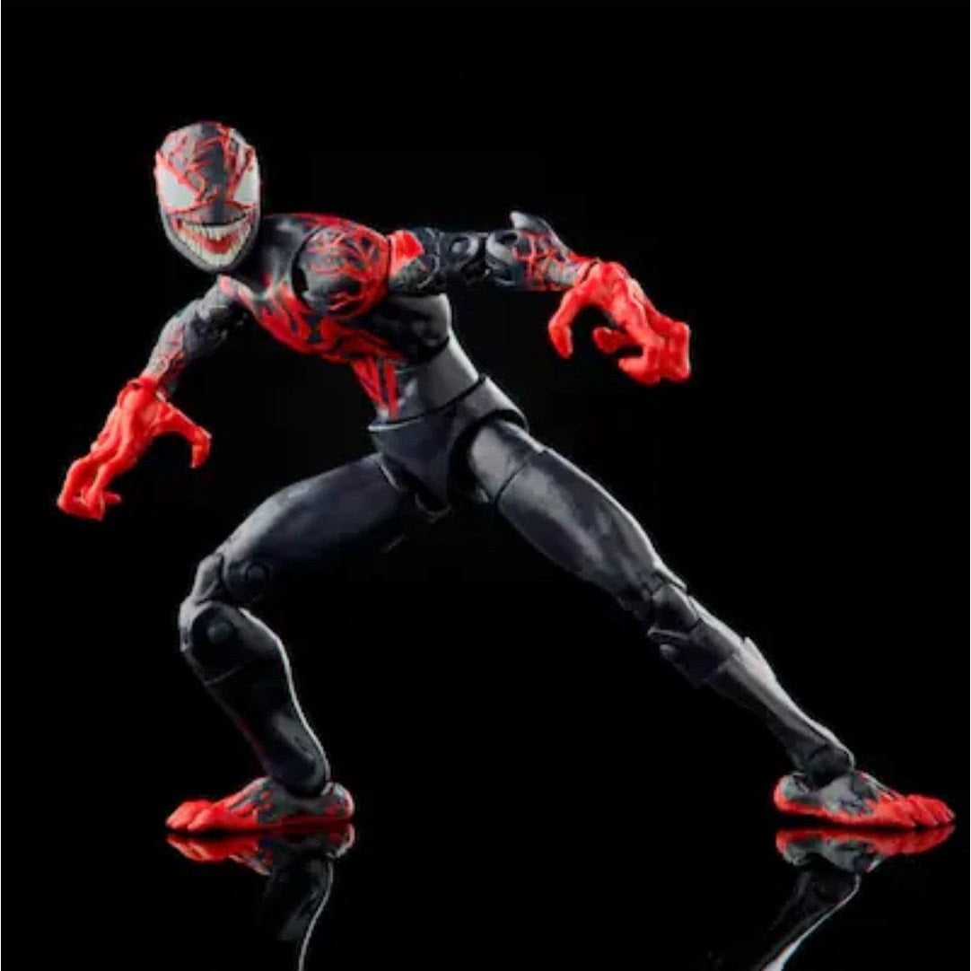 MAXIMUM VENOM MILES MORALES MARVEL LEGENDS FIGURE MINT W/ BOX (OPEN) NO BAF