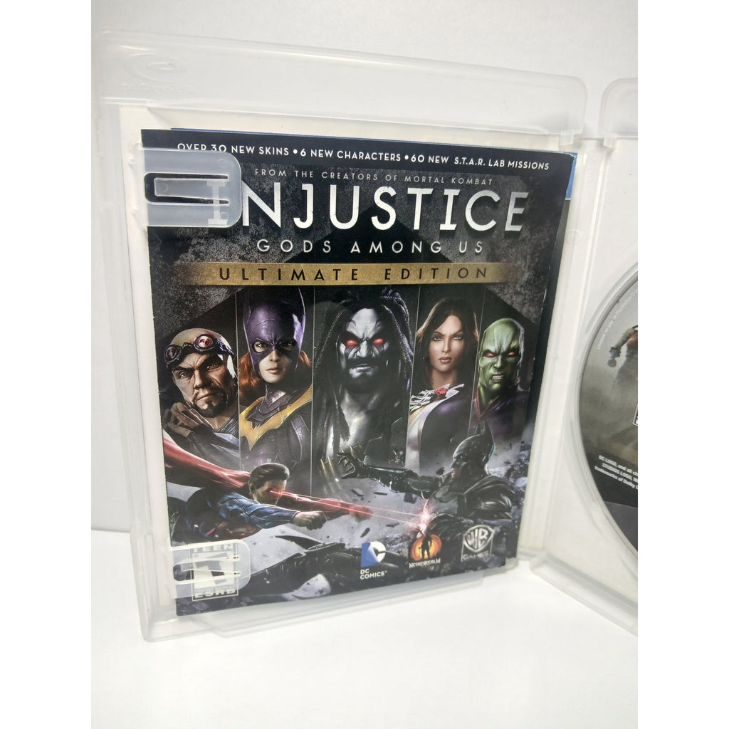 INJUSTICE ULTIMATE EDITION BLACK LABEL CIB SONY PS3 GAME TESTED WORKING