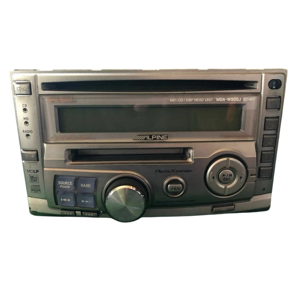 ALPINE MDA-W900J MINI DISC MD/CD PLAYER CAR STEREO W/ BLUETOOTH TESTED WORKING