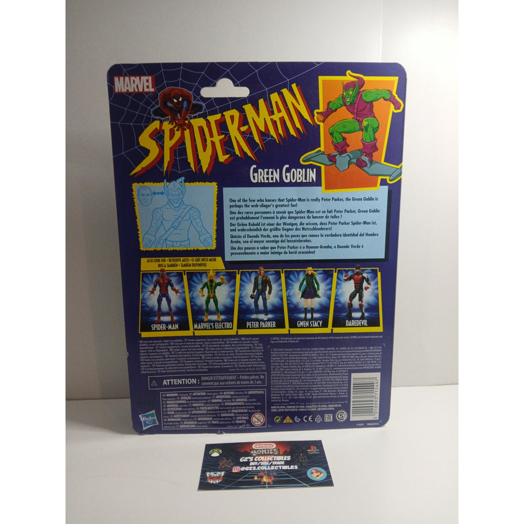 MARVELS GREEN GOBLIN HASBRO RETRO ACTION FIGURE MARVEL LEGENDS NEW