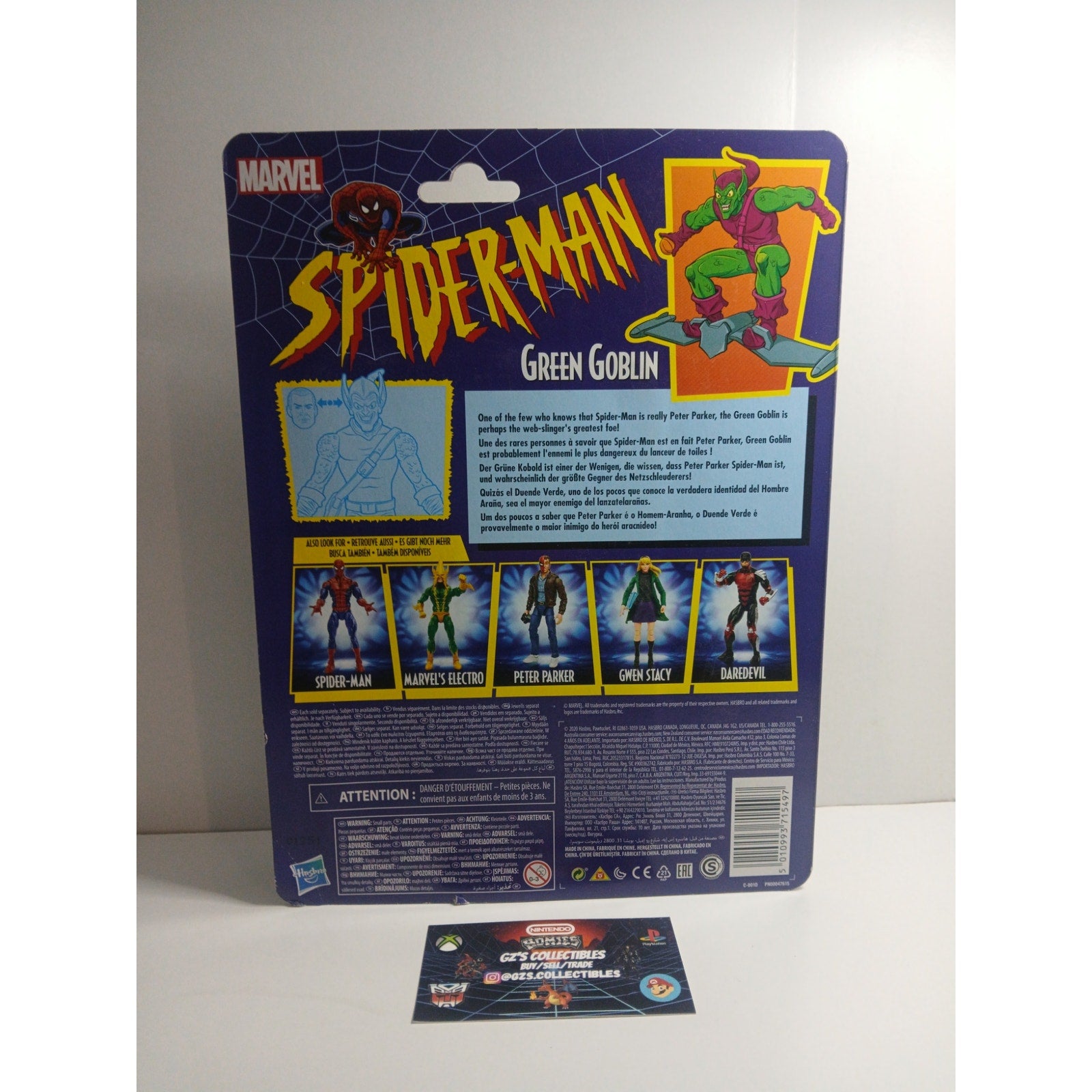 MARVELS GREEN GOBLIN HASBRO RETRO ACTION FIGURE MARVEL LEGENDS NEW