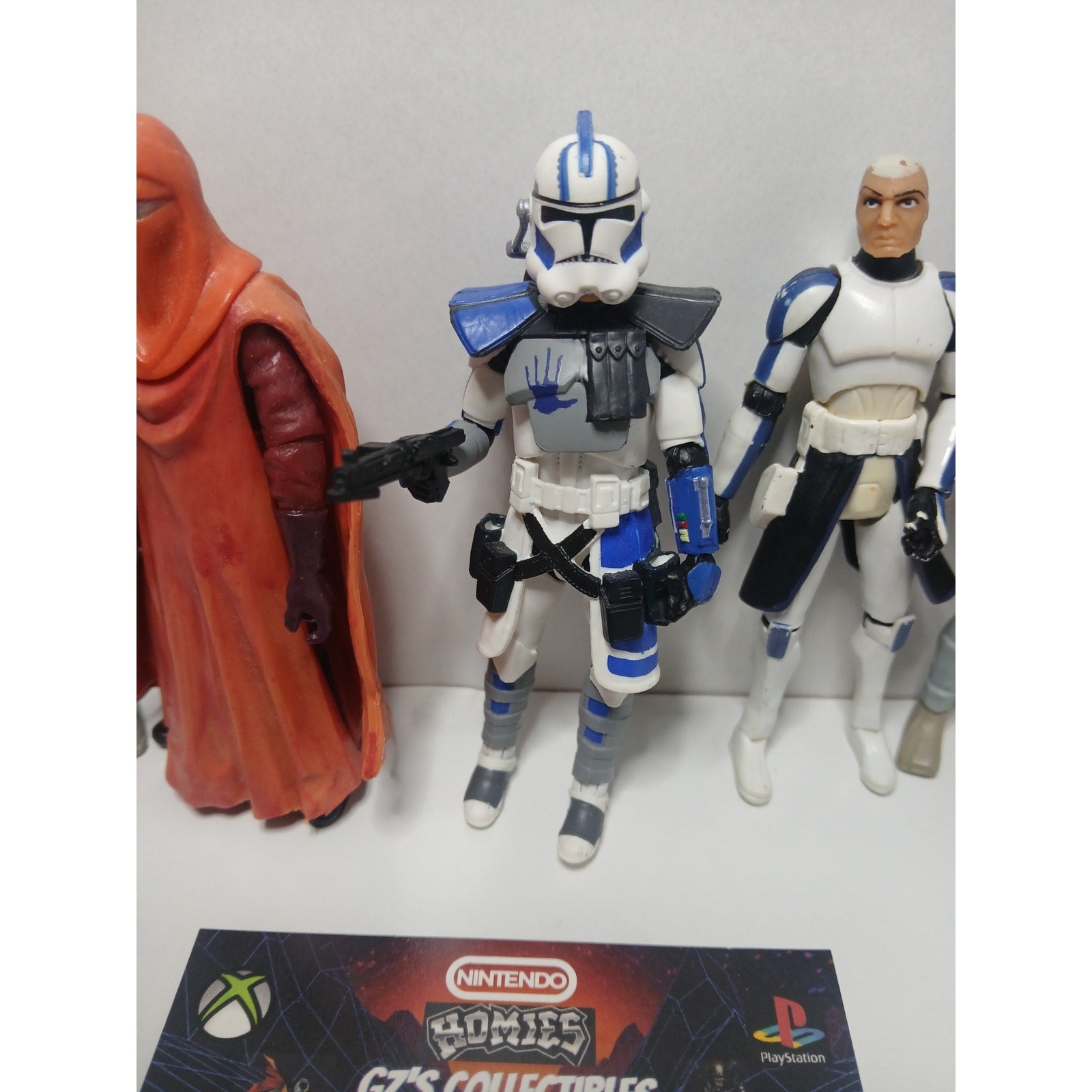 STAR WARS FIGURES LOT OF 7 CLONES BOBA FETT MISC FIGURES