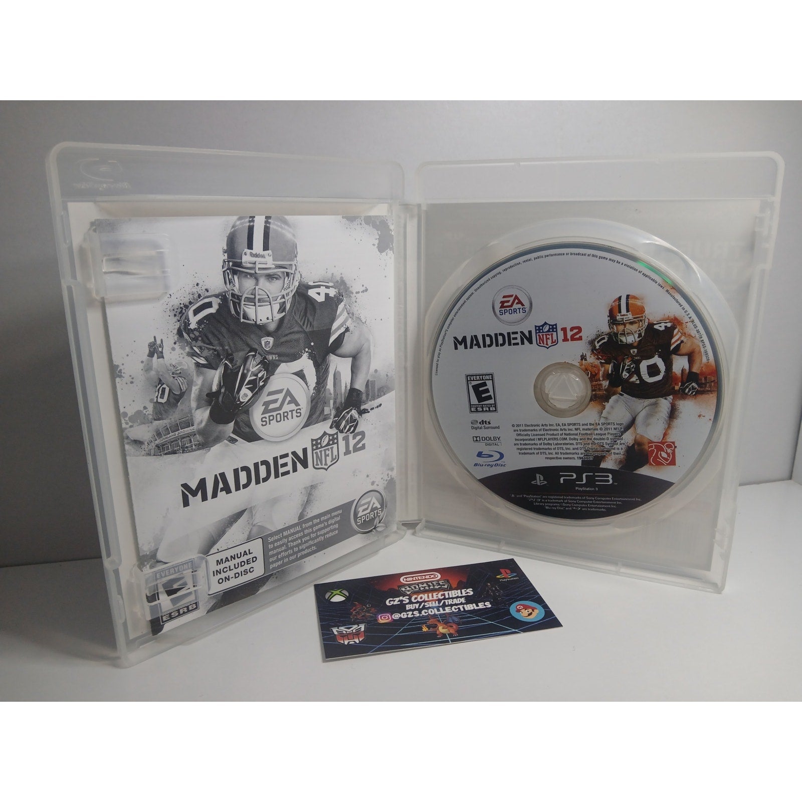 SONY PS3 NFL MADDEN 2012 TESTED WORKING