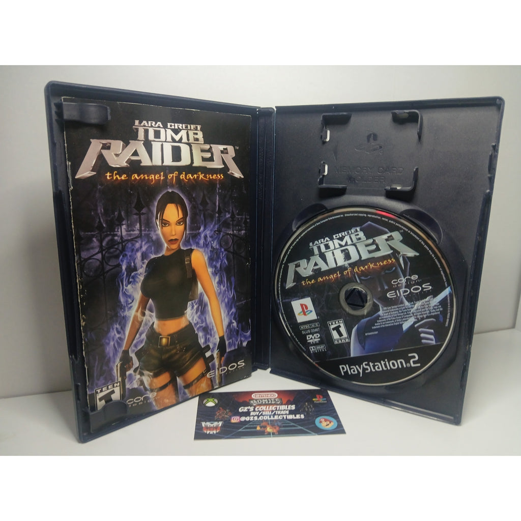 TOMB RAIDER ANGEL OF DARKNESS CIB SONY PS2 TESTED WORKING