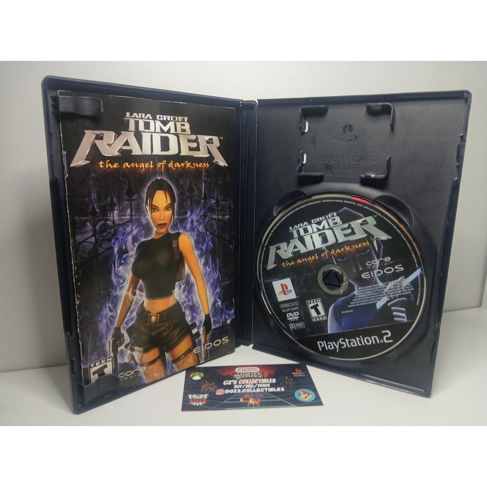 TOMB RAIDER ANGEL OF DARKNESS CIB SONY PS2 TESTED WORKING