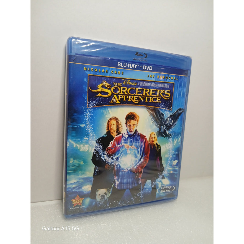 DISNEY THE SORCERERS APPRENTICE BRAND NEW SEALED W/ SLEEVE BLU RAY/DVD MOVIE