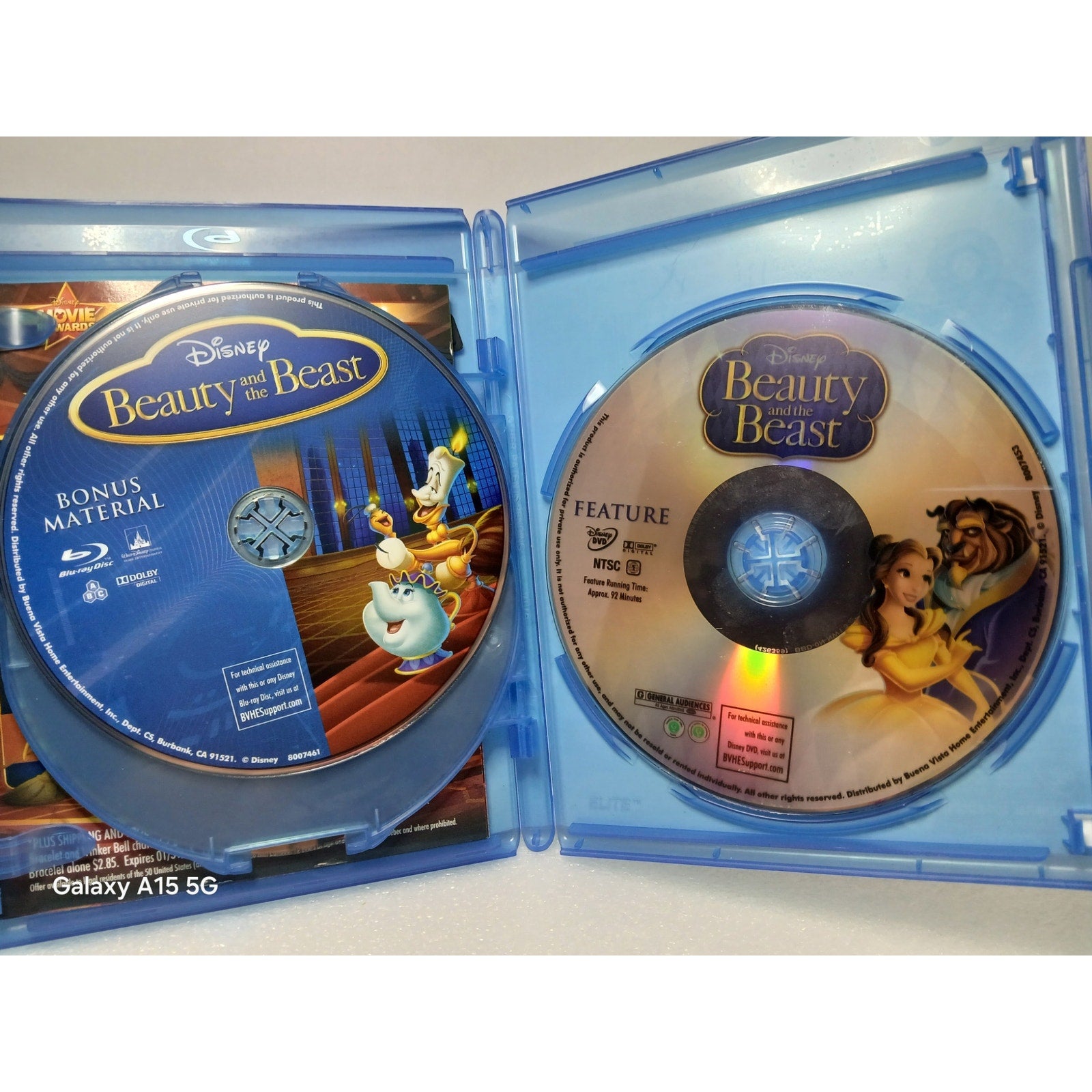 DISNEY DIAMOND 101 DALMATIANS BEAUTY & BEAST LION KING CINDERELLA BLU RAY/DVD