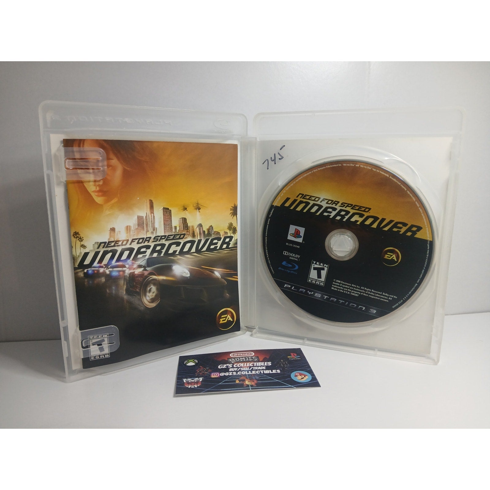SONY PS3 NEED FOR SPEED UNDERCOVER CIB TESTED WORKING