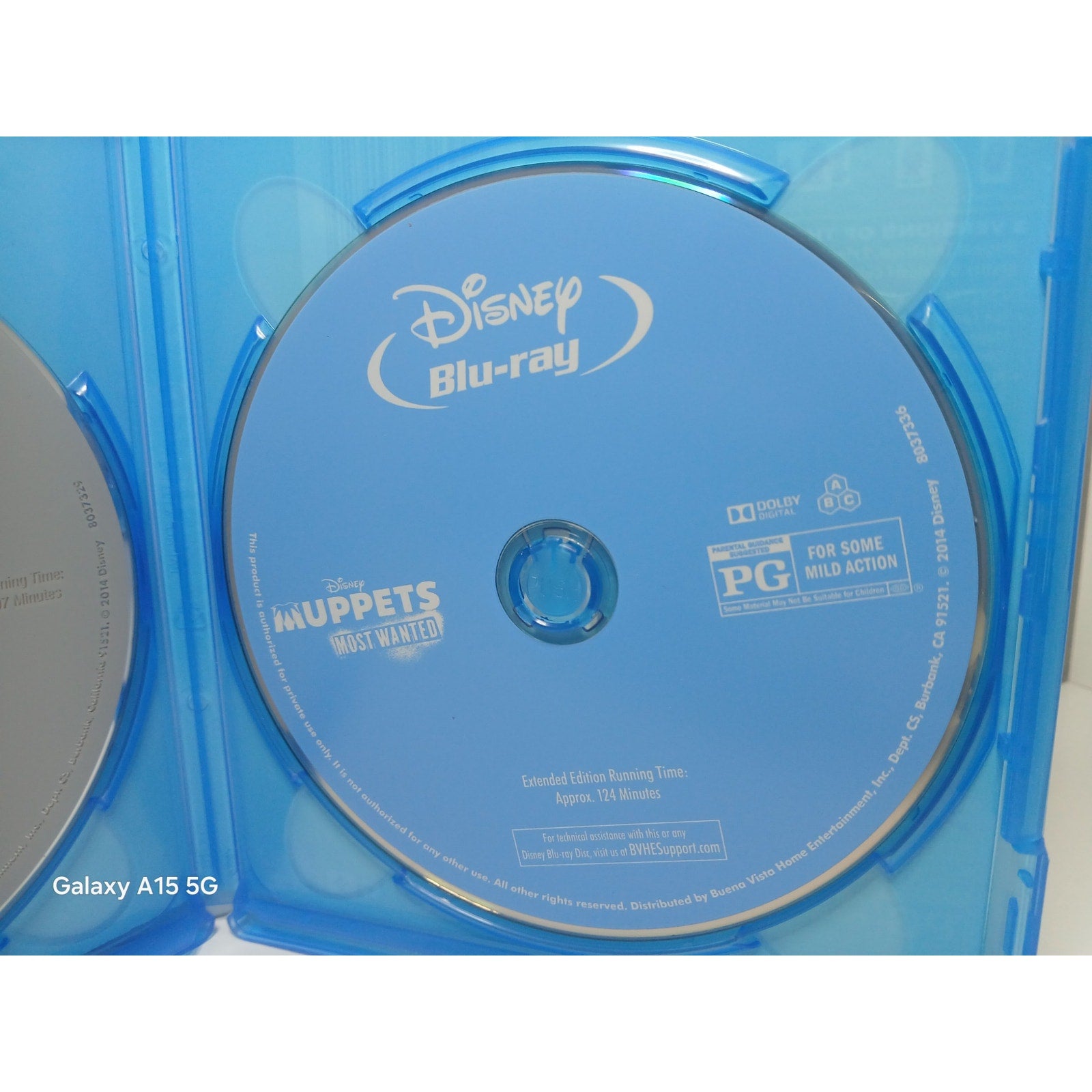 DISNEY MUPPETS MOST WANTED BLU RAY/DVD MOVIE CLEANED* TESTED WORKING