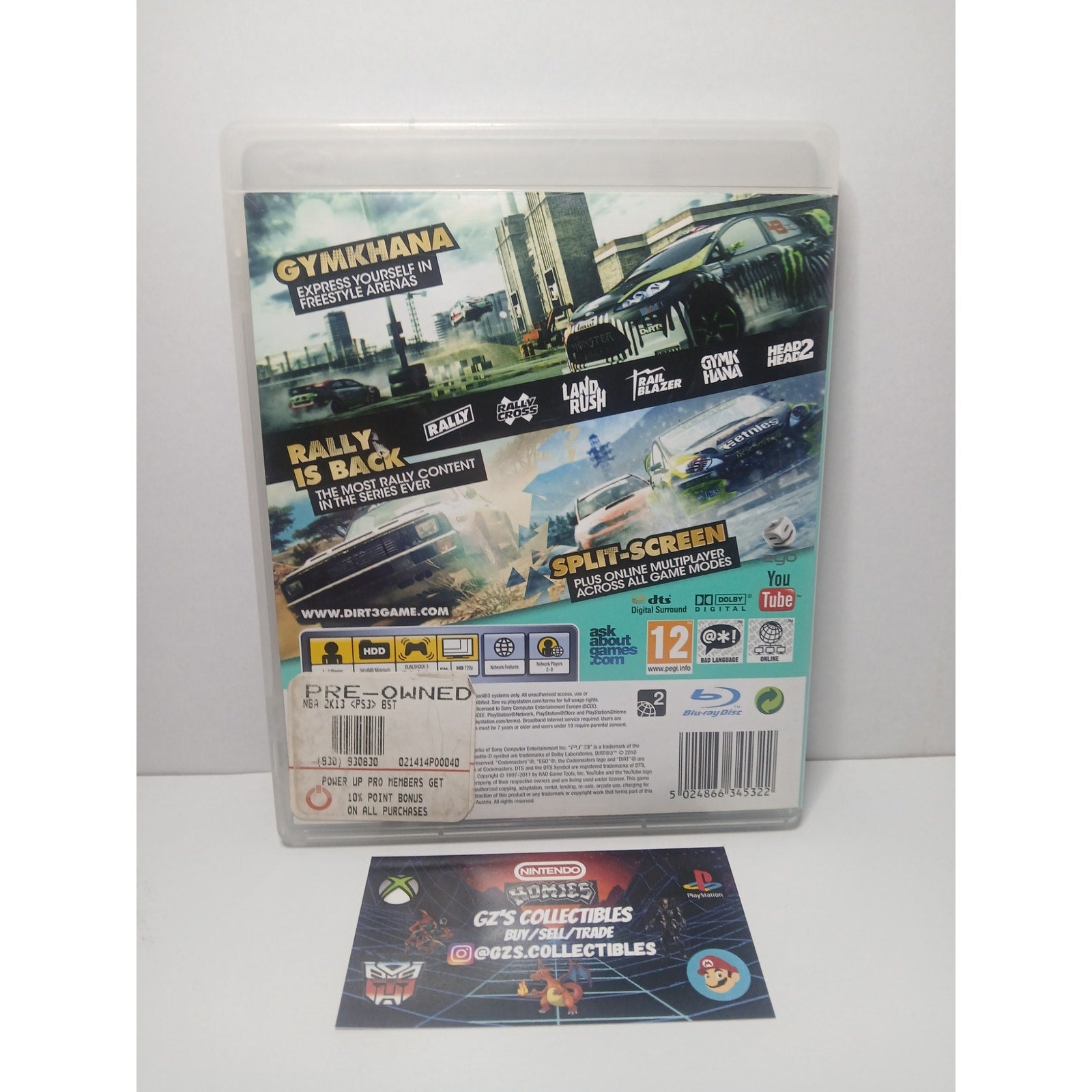 DIRT 3 CIB MINT SONY PS3 TESTED WORKING