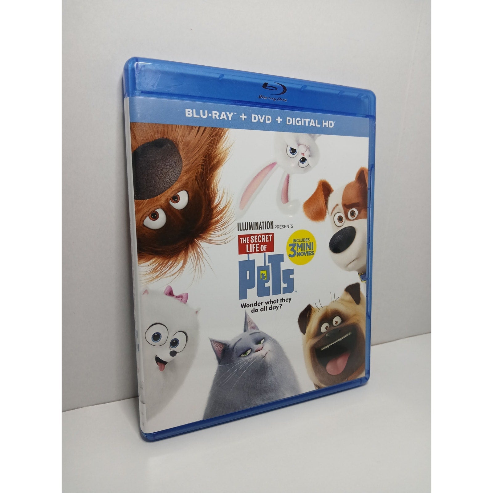 THE SECRET LIFE OF PETS BLU RAY/DVD/DIGITAL MOVIE CLEANED TESTED WORKING
