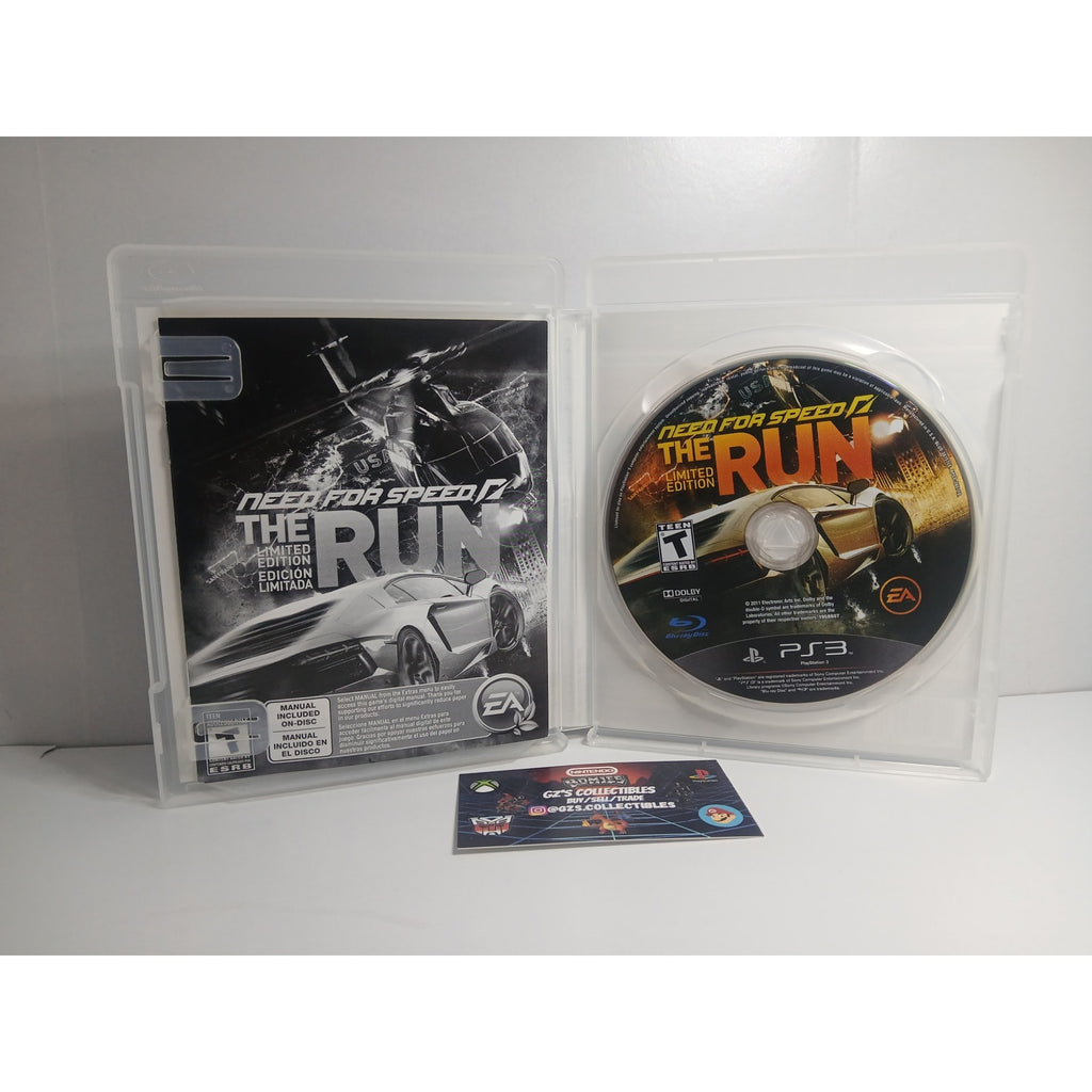 SONY PS3 NEED FOR SPEED THE RUN LIMITED EDITION CIB TESTED WORKING