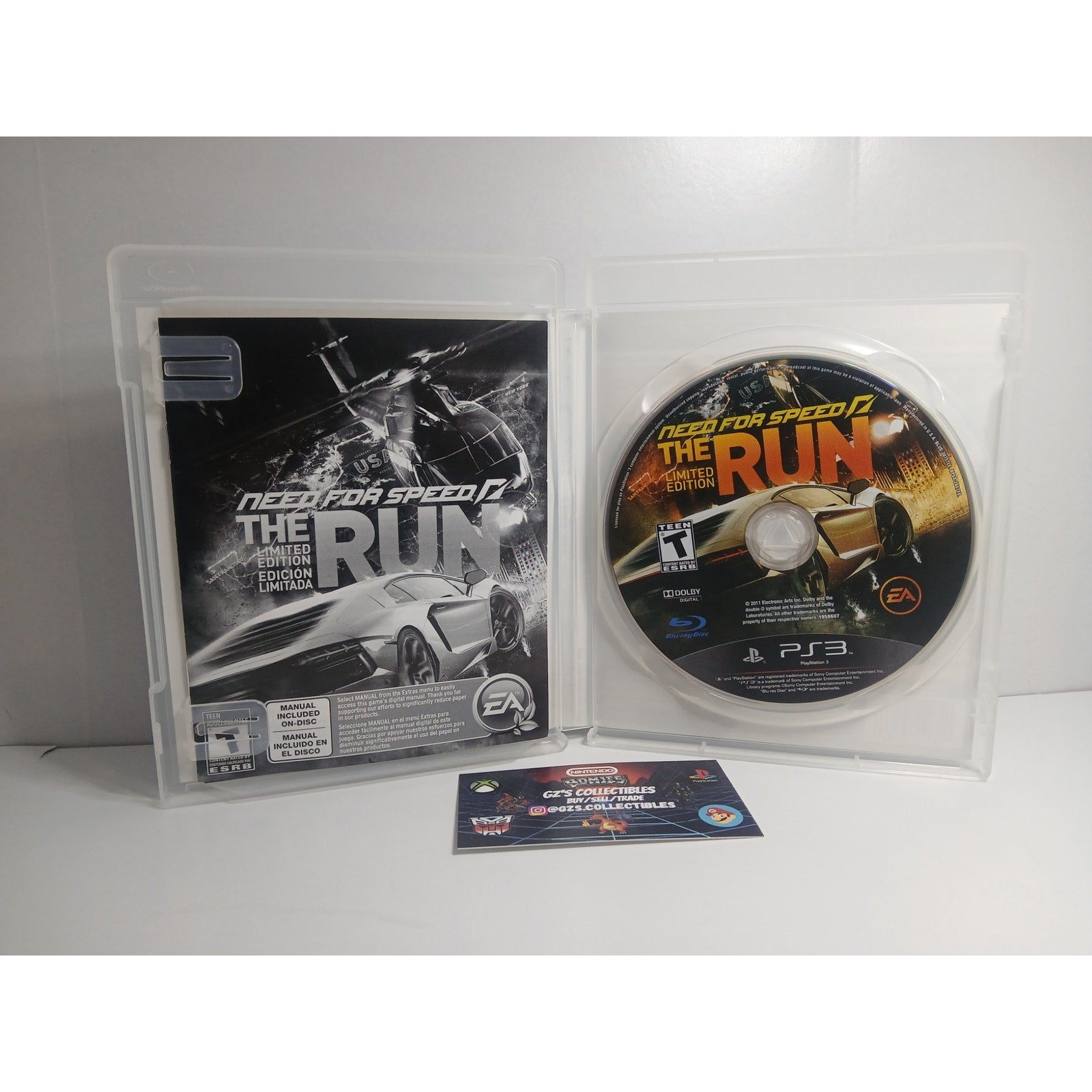 SONY PS3 NEED FOR SPEED THE RUN LIMITED EDITION CIB TESTED WORKING