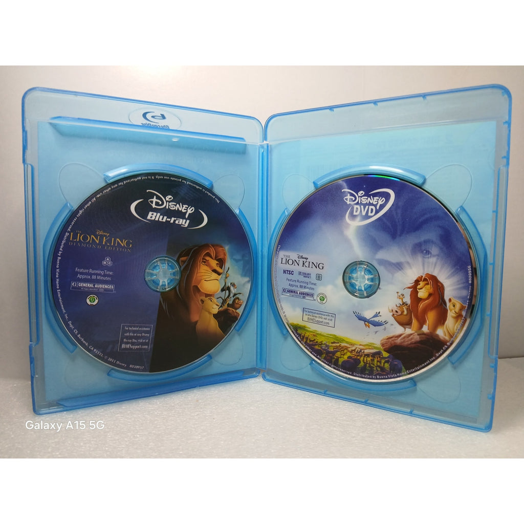 DISNEY DIAMOND 101 DALMATIANS BEAUTY & BEAST LION KING CINDERELLA BLU RAY/DVD