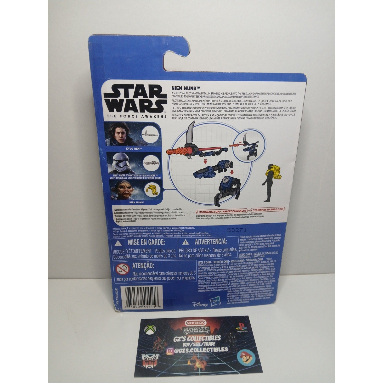 STAR WARS THE FORCE AWAKENS NIEN NUNB NEW