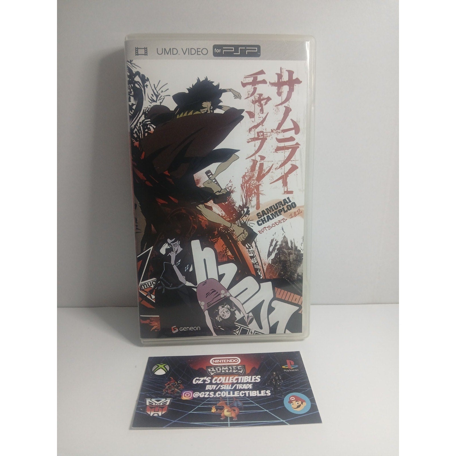 ✅ SONY PSP SAMURAI CHAMPLOO VOL 1 & 2 UMD MOVIE CIB TESTED WORKING MINT