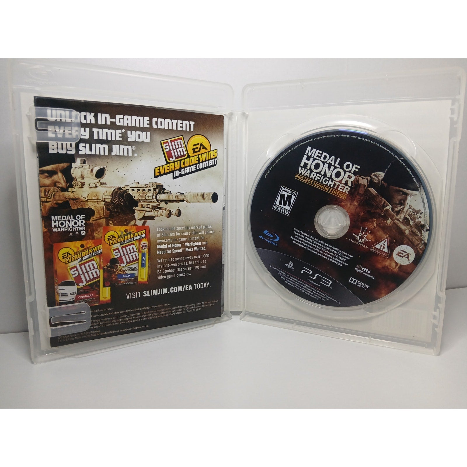 MEDAL OF HONOR WAR FIGHTER LIMITED EDITION CIB SONY PS3 GAME TESTED WORKING
