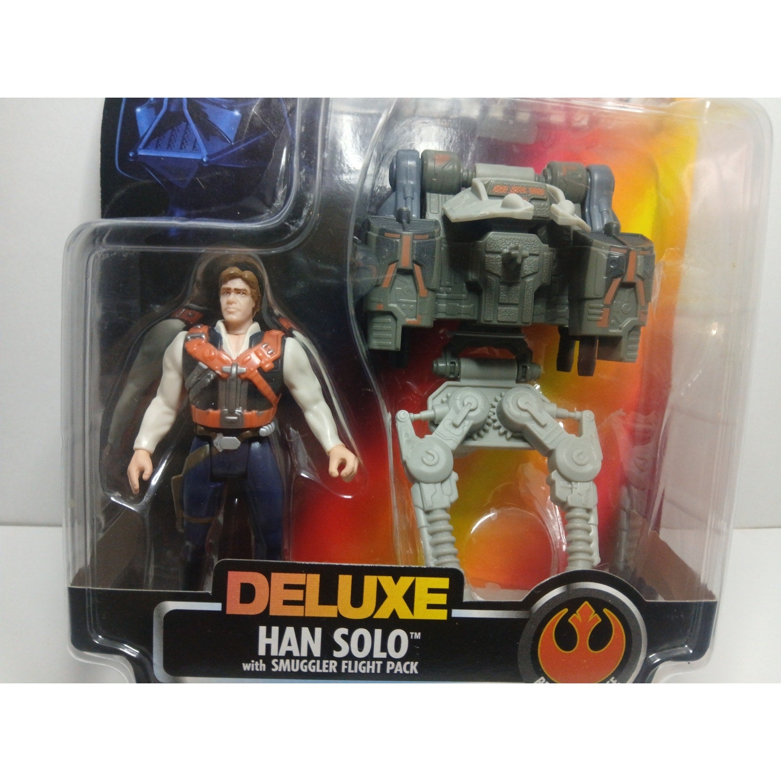 STAR WARS DELUXE HAN SOLO W/ SMUGGLER FLIGHT PACK NEW