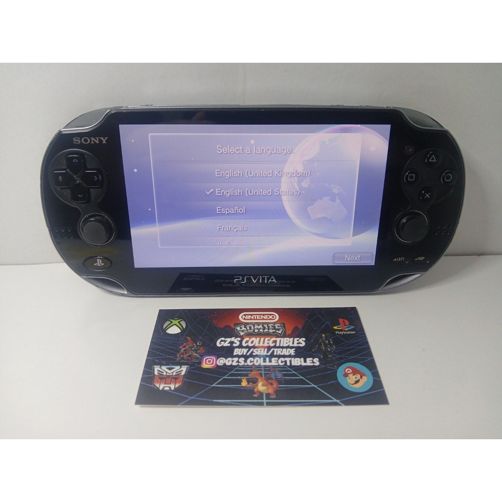 SONY PS VITA 1001 OLED USA 🇺🇸 HANDHELD CONSOLE TESTED WORKING