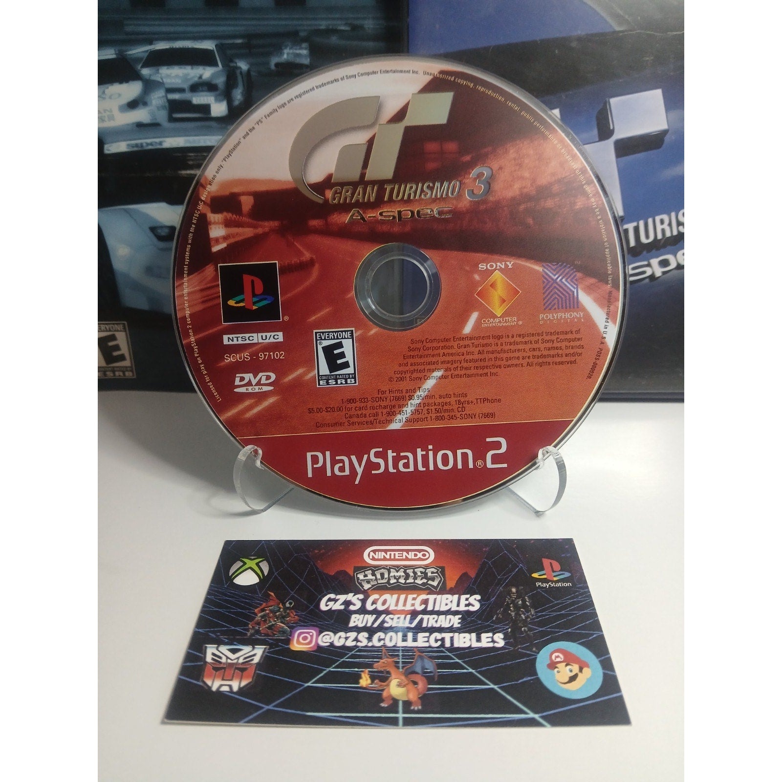 ✅ SONY PS2 GRAN TURISMO 3 A SPEC CIB TESTED WORKING