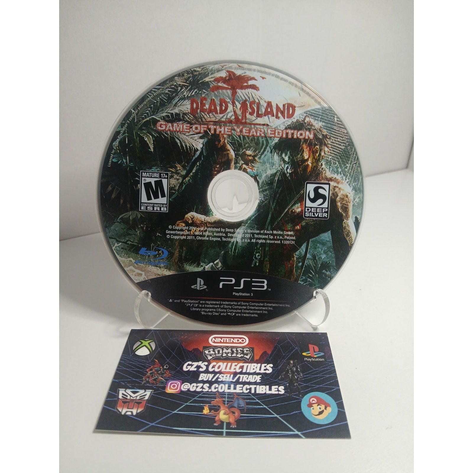 SONY PS3 DEAD ISLAND GAME OF THE YEAR EDITION TESTED WORKING