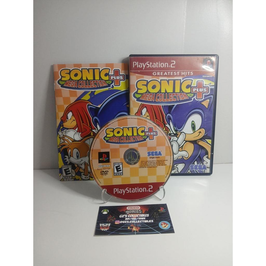✅ SONY PS2 SONIC MEGA COLLECTION PLUS CIB TESTED WORKING