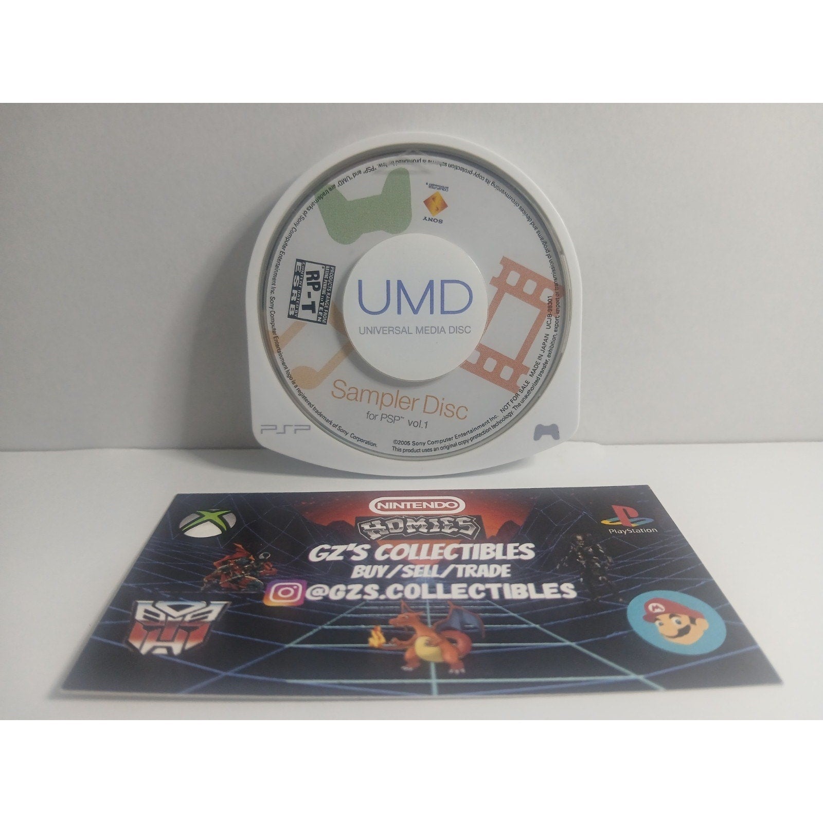 ✅ SONY PSP SAMPLER DISC VOLUME 1 PROMO UMD DISC TESTED WORKING