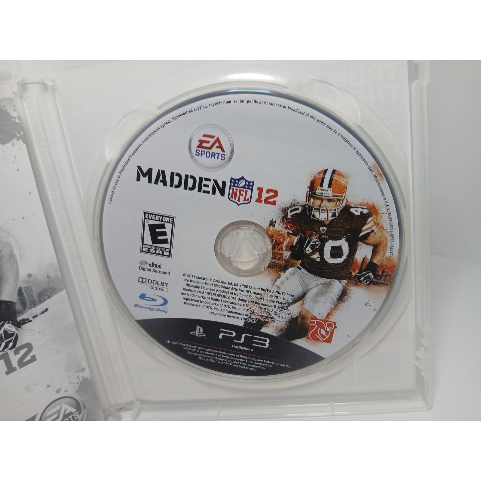 MADDEN NFL 12 CIB SONY PS3 GAME TESTED WORKING
