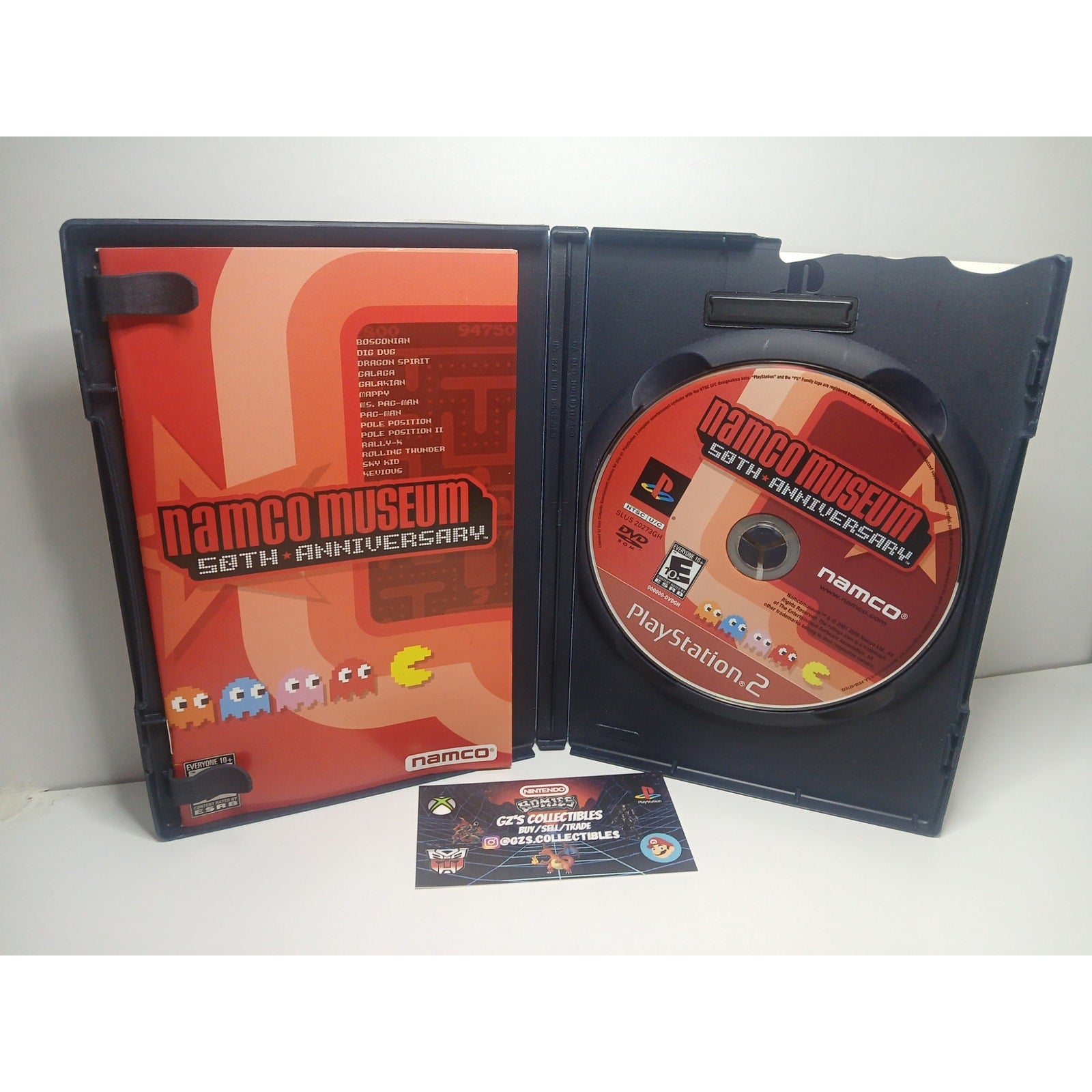 NAMCO MUSEUM 50TH ANNIVERSARY SONY PS2 TESTED WORKING