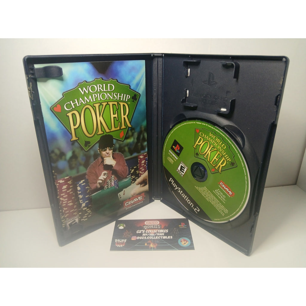WORLD CHAMPIONSHIP POKER BLACK LABEL CIB SONY PS2 TESTED WORKING