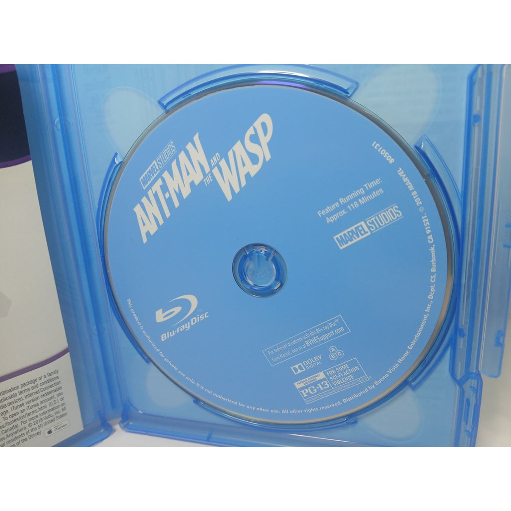 ANTMAN AND THE WASP MULTI SCREEN BLU RAY/DIGITAL MOVIE CLEANED* TESTED WORKING