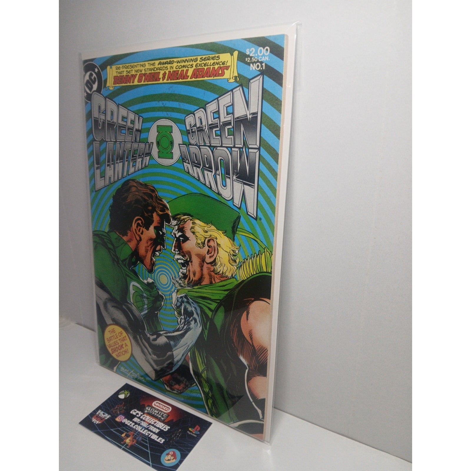 GREEN LANTERN GREEN ARROW #1 1983 DC COMICS NEW BAG/BOARD