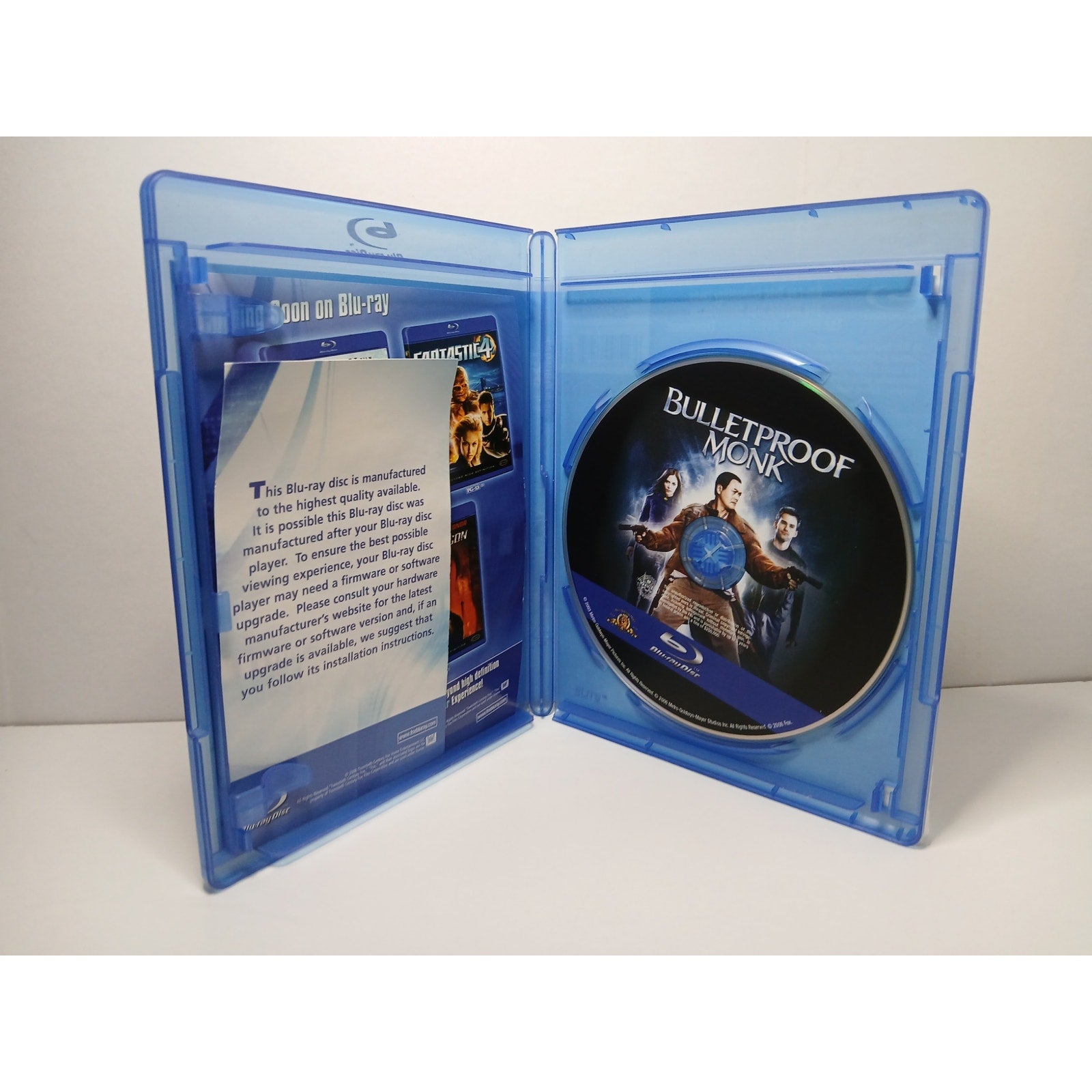 BULLETPROOF MONK BLU RAY MOVIE CIB CLEANED* TESTED WORKING