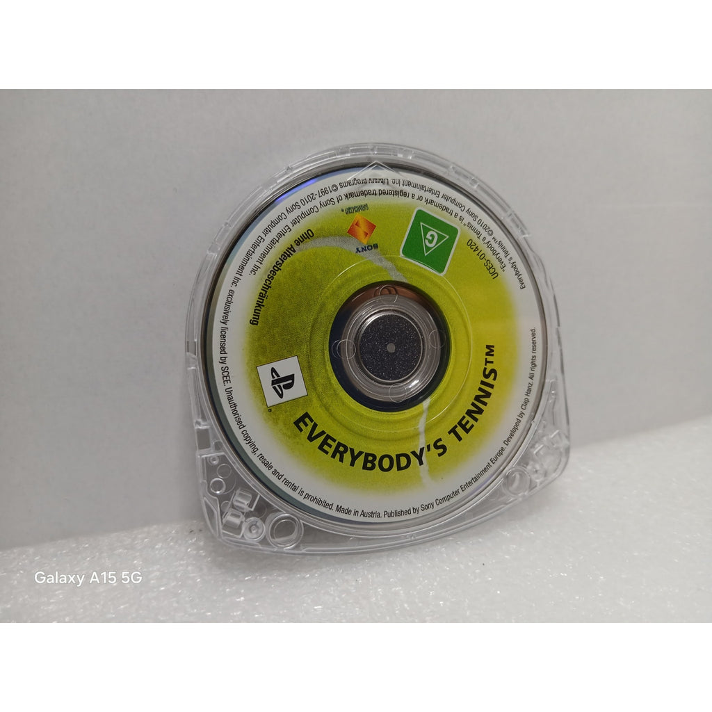 EVERYBODY'S TENNIS REGION FREE SONY PSP GAME TESTED WORKING