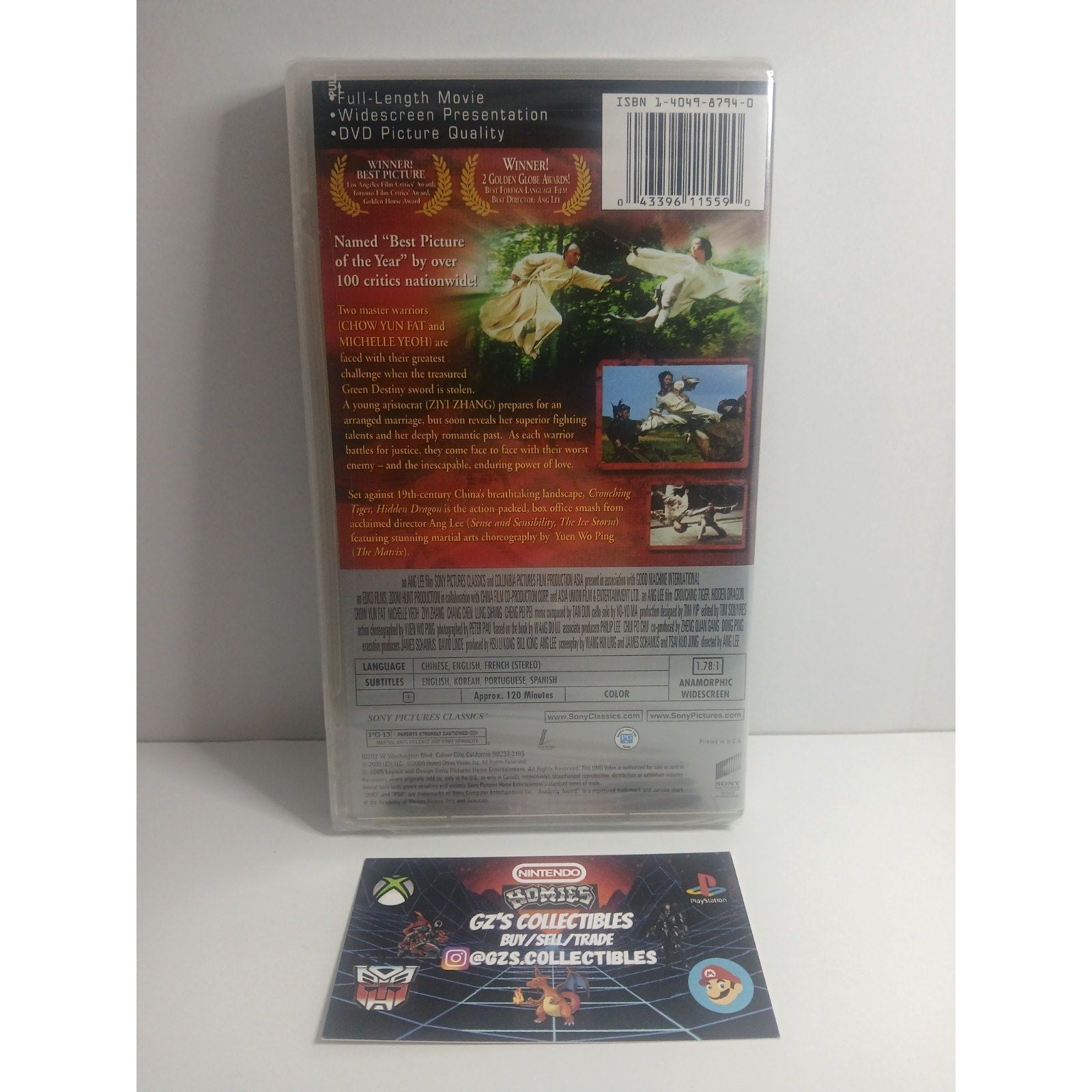 ✅ SONY PSP CROUCHING TIGER HIDDEN DRAGON NEW SEALED UMD MOVIE MINT
