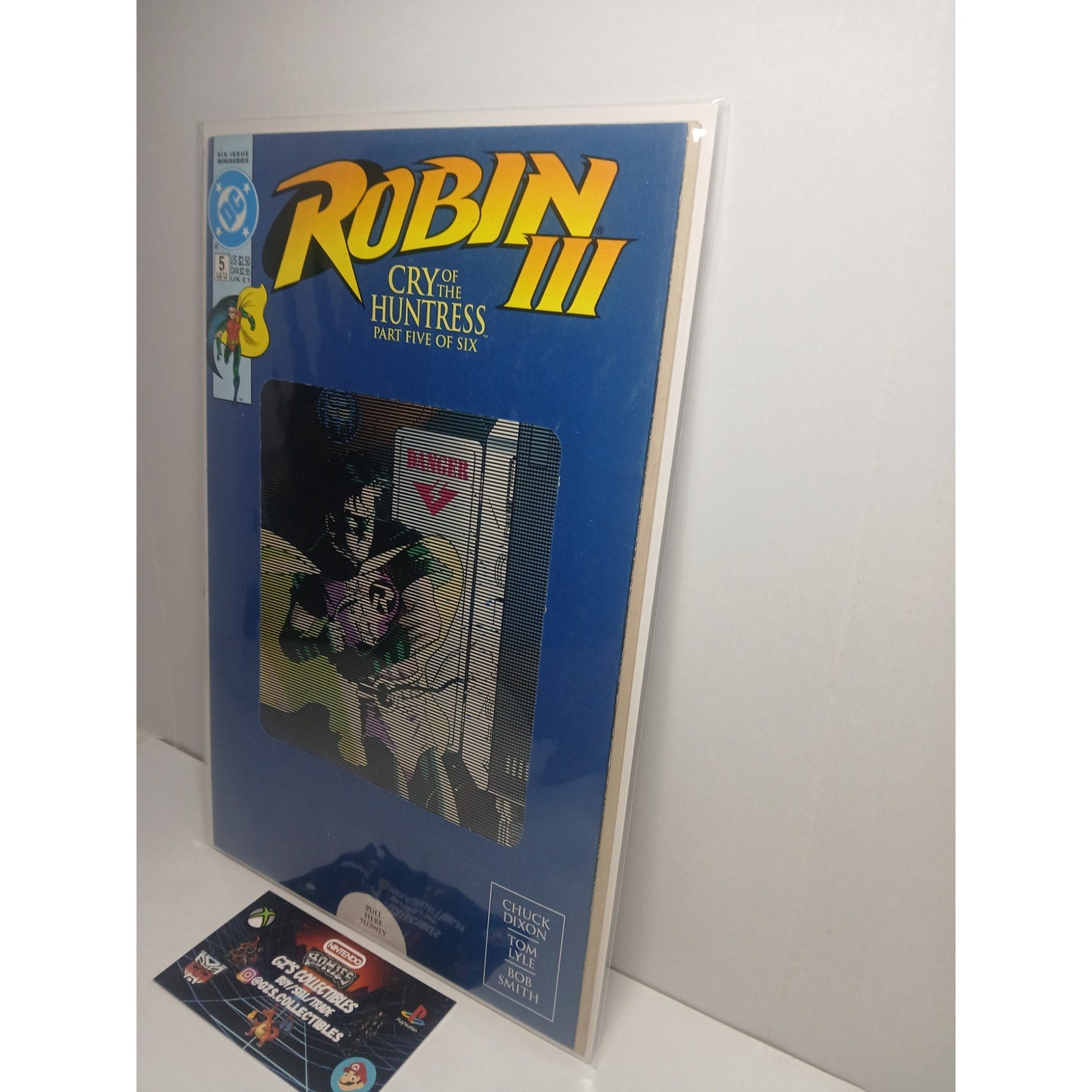 ROBIN III CRY OF THE HUNTRESS #5 1993 DC COMICS NEW BAG/BOARD