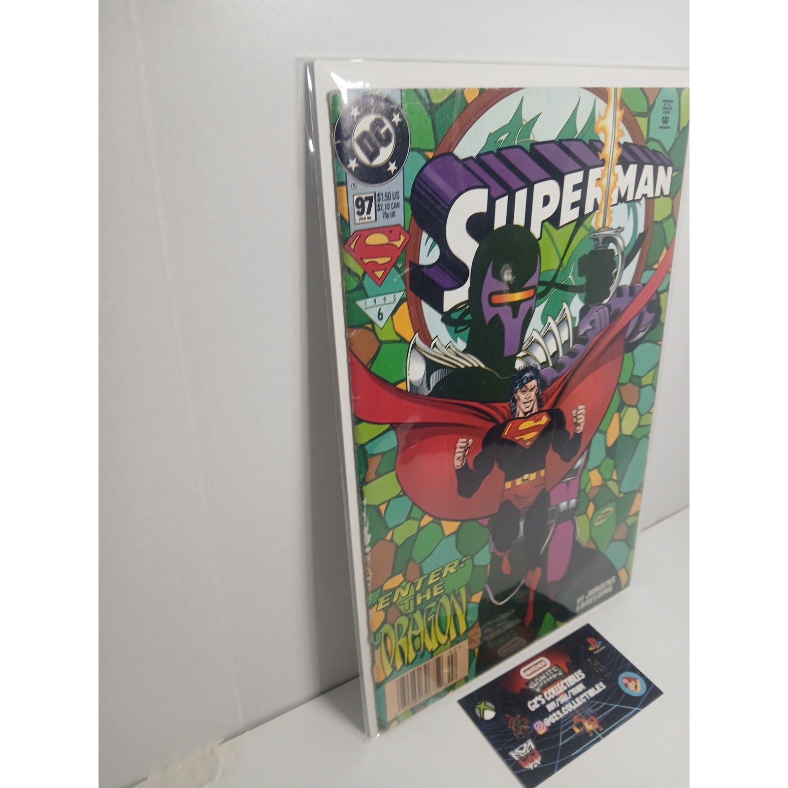 SUPERMAN #97 1995 DC COMICS NEW BAG/BOARD