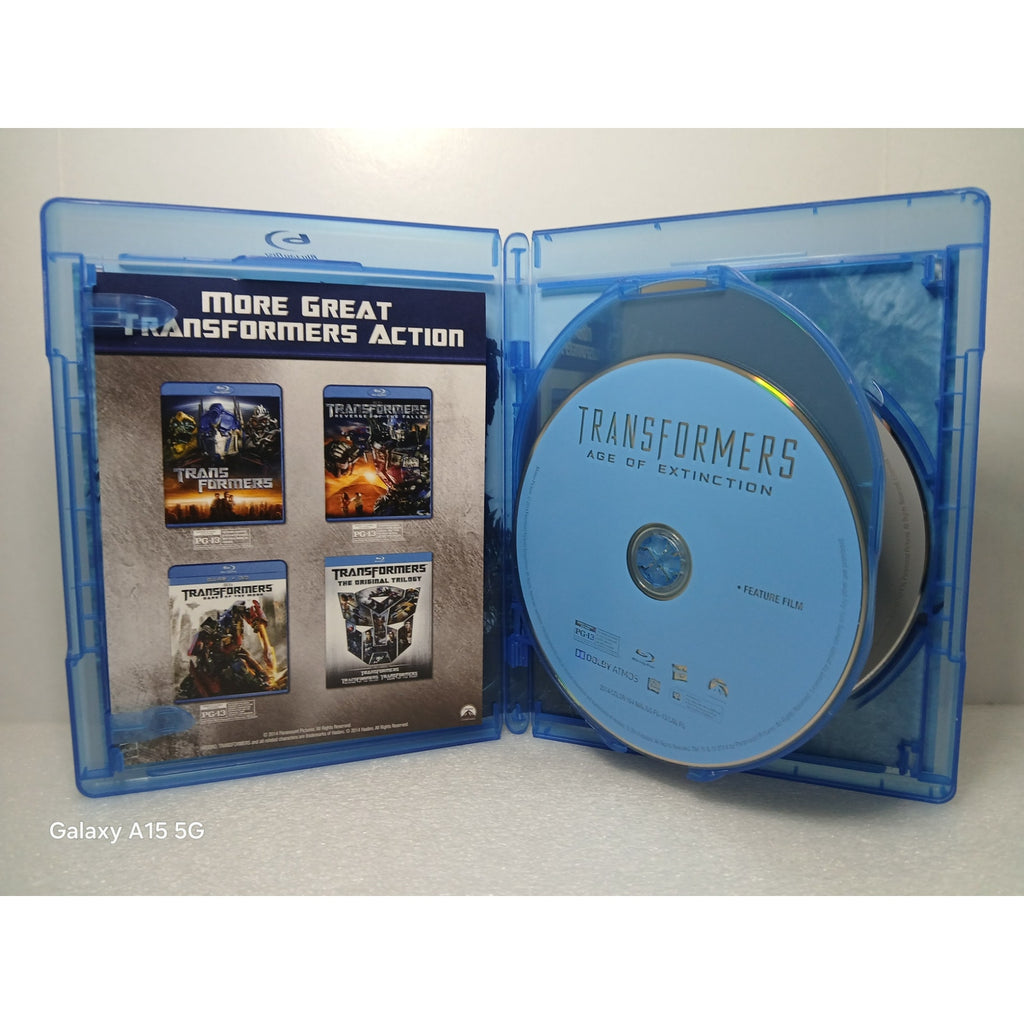 TRANSFORMERS AGE OF EXTINCTION + REVENGE OF THE FALLEN BLU RAY/DVD MOVIES TESTED