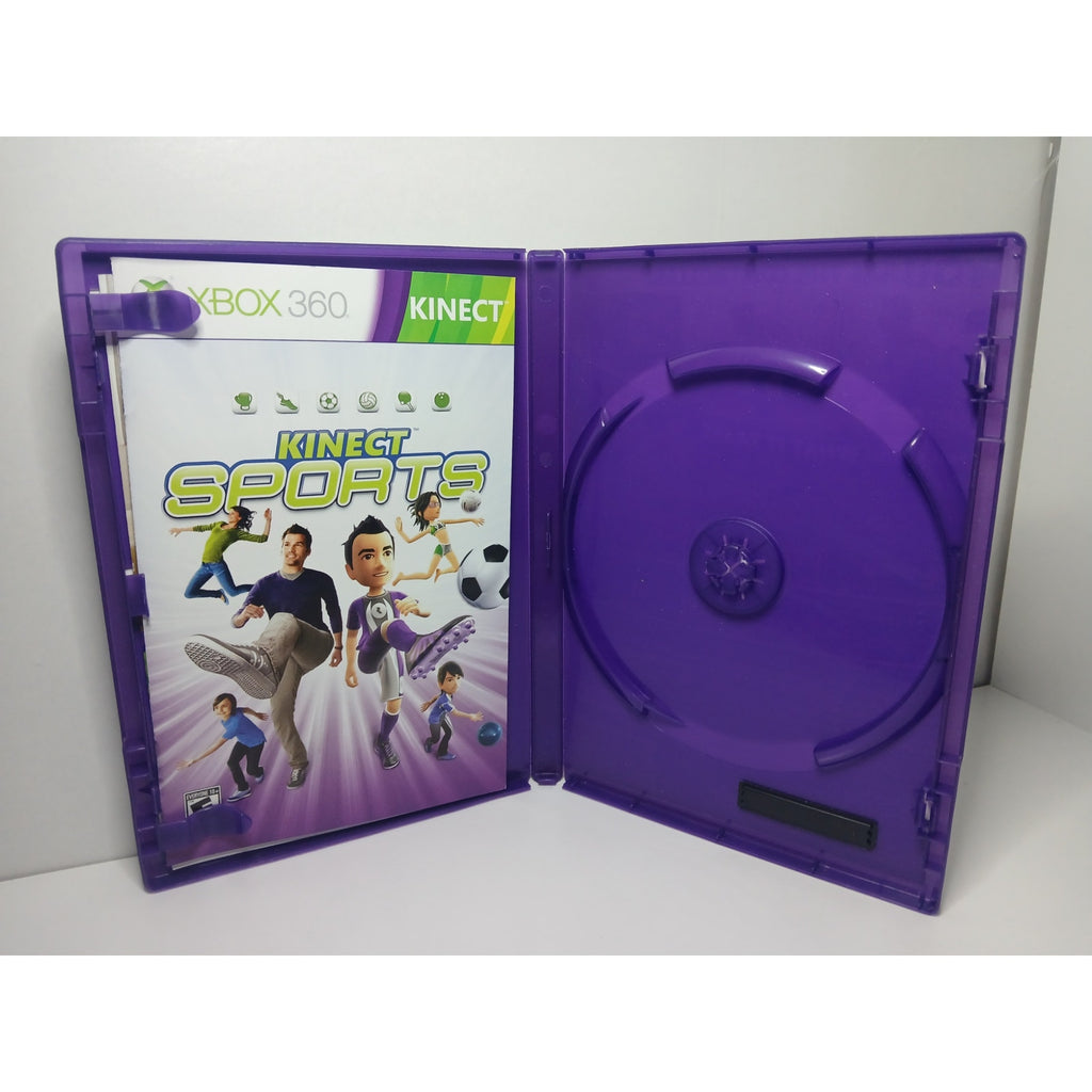 KINECT SPORTS CASE & MANUAL XBOX 360 GAME TESTED WORKING