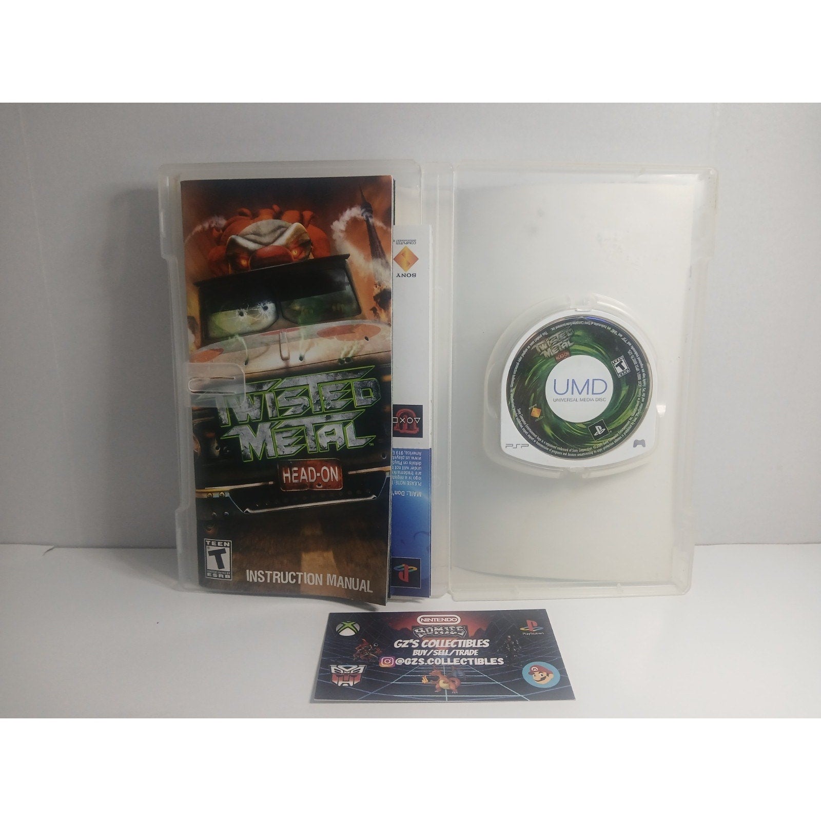 ✅ SONY PSP TWISTED METAL HEAD ON GAME CIB TESTED WORKING
