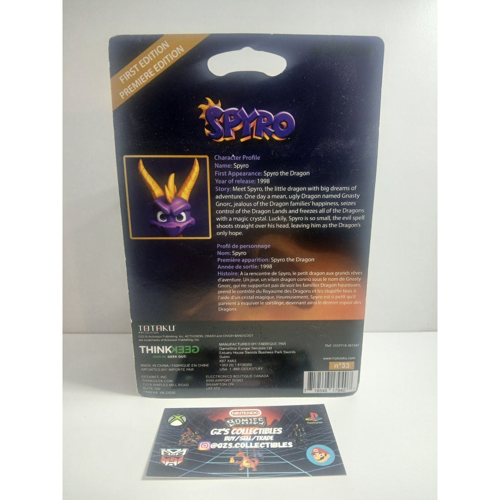 ✅ TOTAKU FIRST EDITION SPYRO THE DRAGON #33 FIGURE TARGET NEW IN BOX SEALED