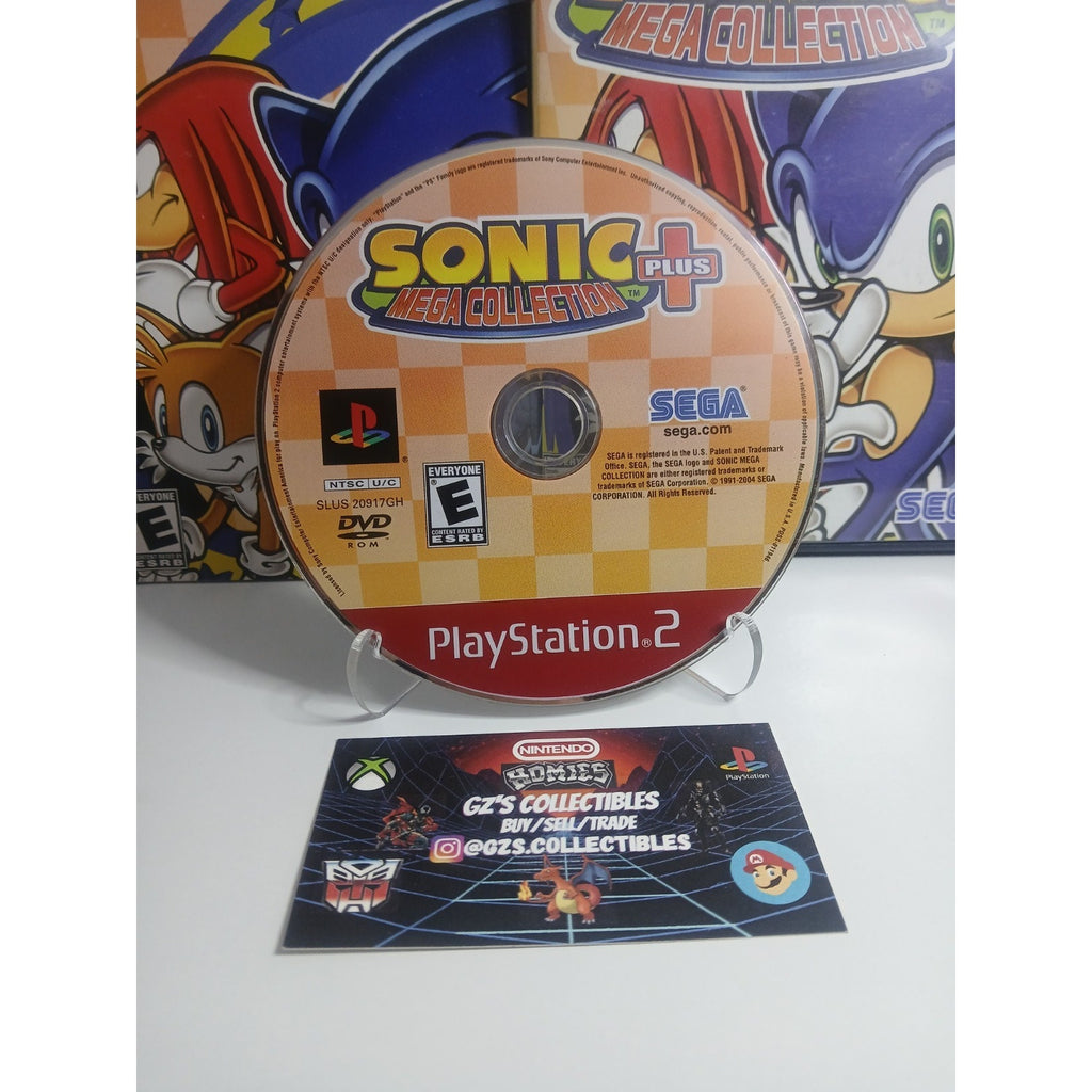 ✅ SONY PS2 SONIC MEGA COLLECTION PLUS CIB TESTED WORKING