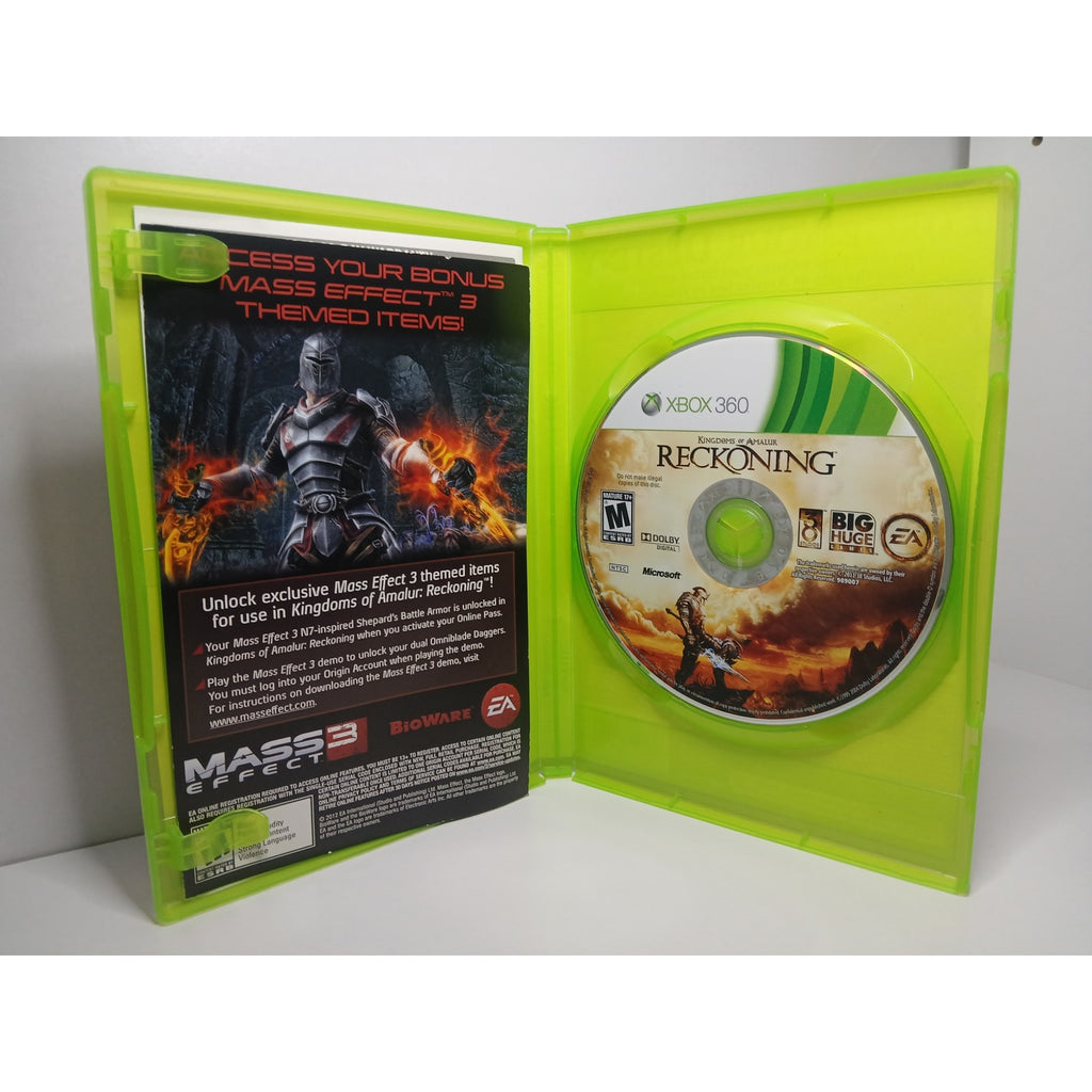 RECKONING KINGDOM OF AMALUR XBOX 360 GAME TESTED WORKING