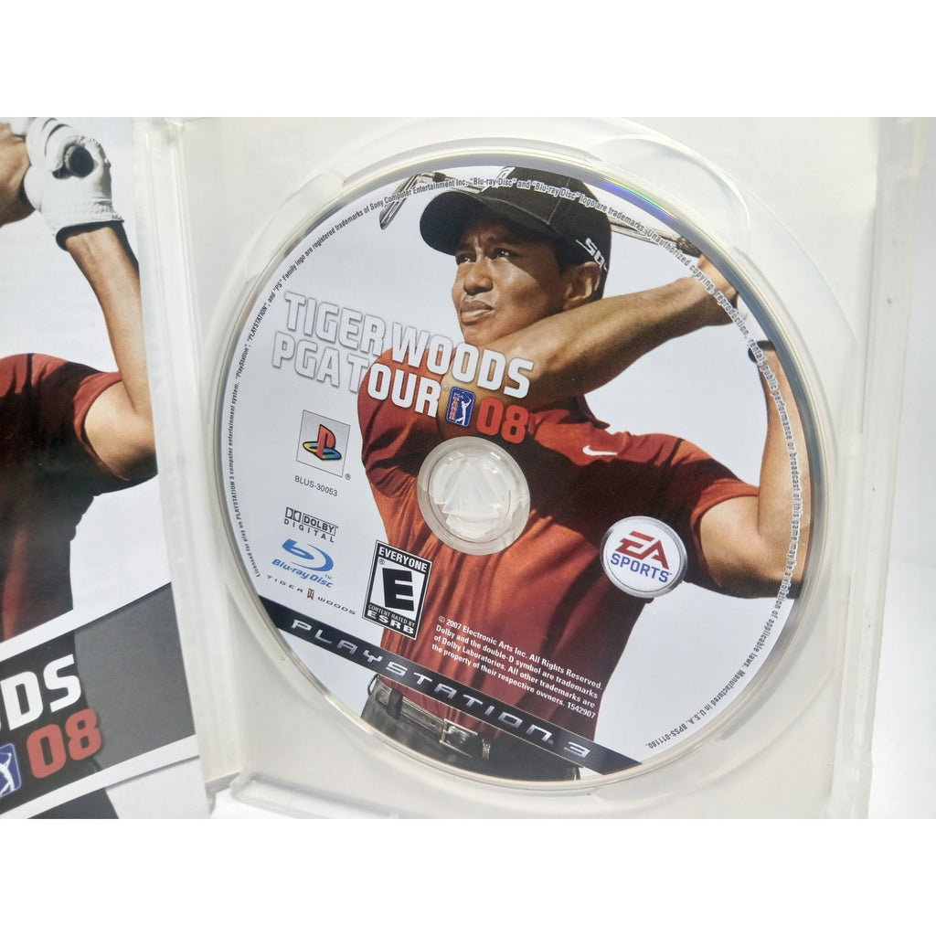 TIGER WOODS PGA TOUR 08 CIB SONY PS3 GAME TESTED WORKING