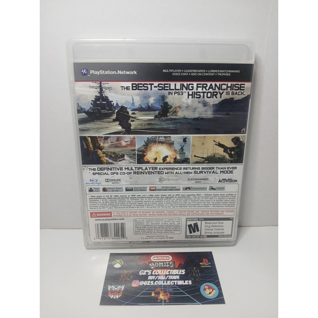 CALL OF DUTY MW3 CIB SONY PS3 TESTED WORKING