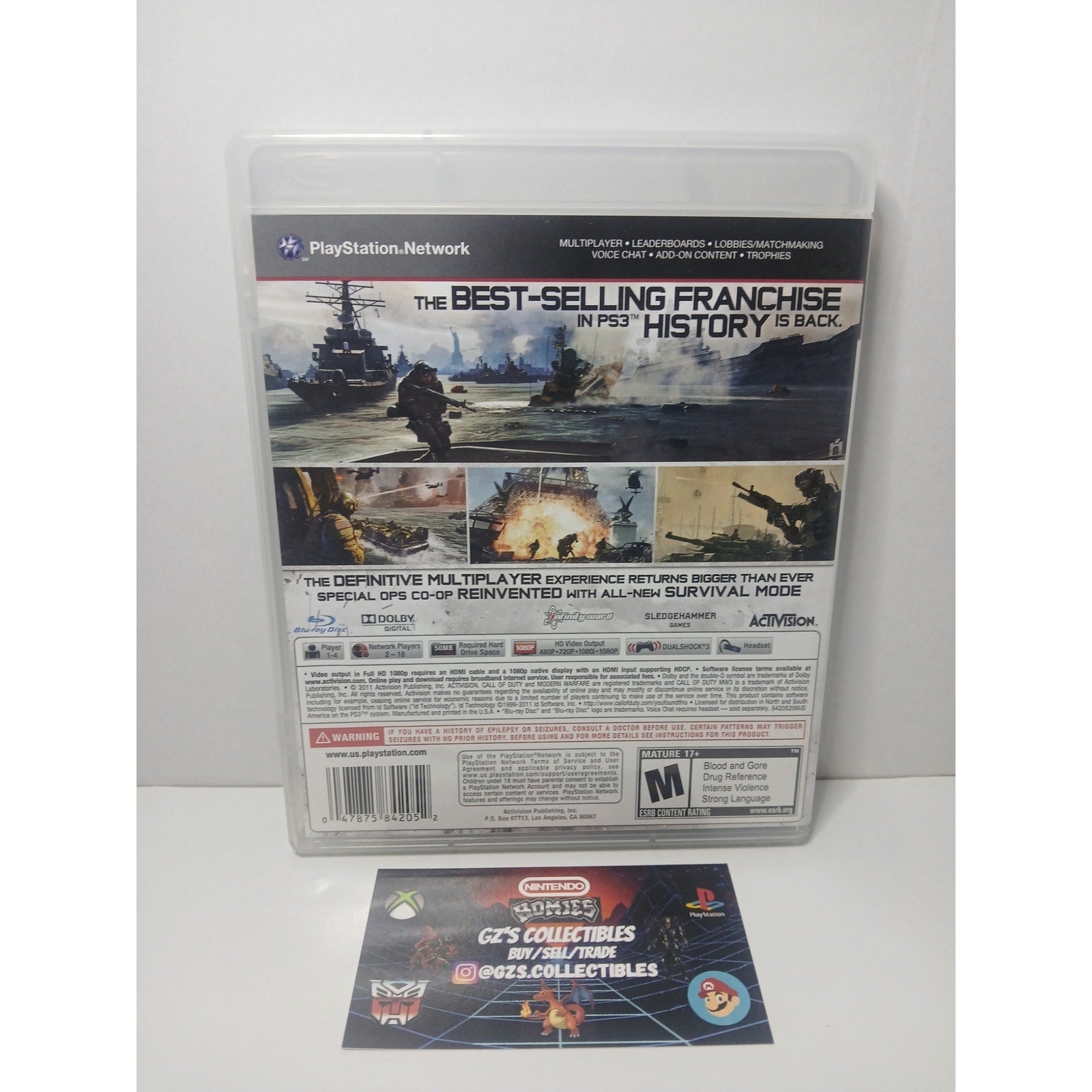 CALL OF DUTY MW3 CIB SONY PS3 TESTED WORKING